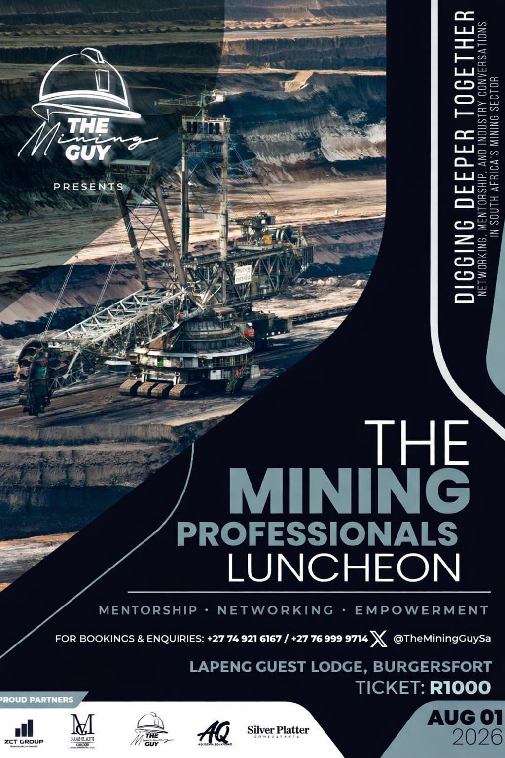 Official Mining Professionals Luncheon poster